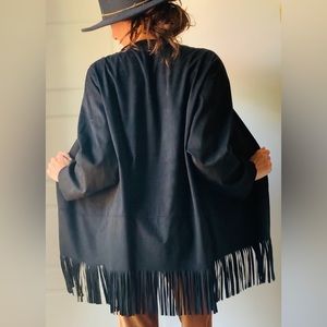 🖤Suede Fringe Cardigan ~ M ~ Zara. Brand New Condition